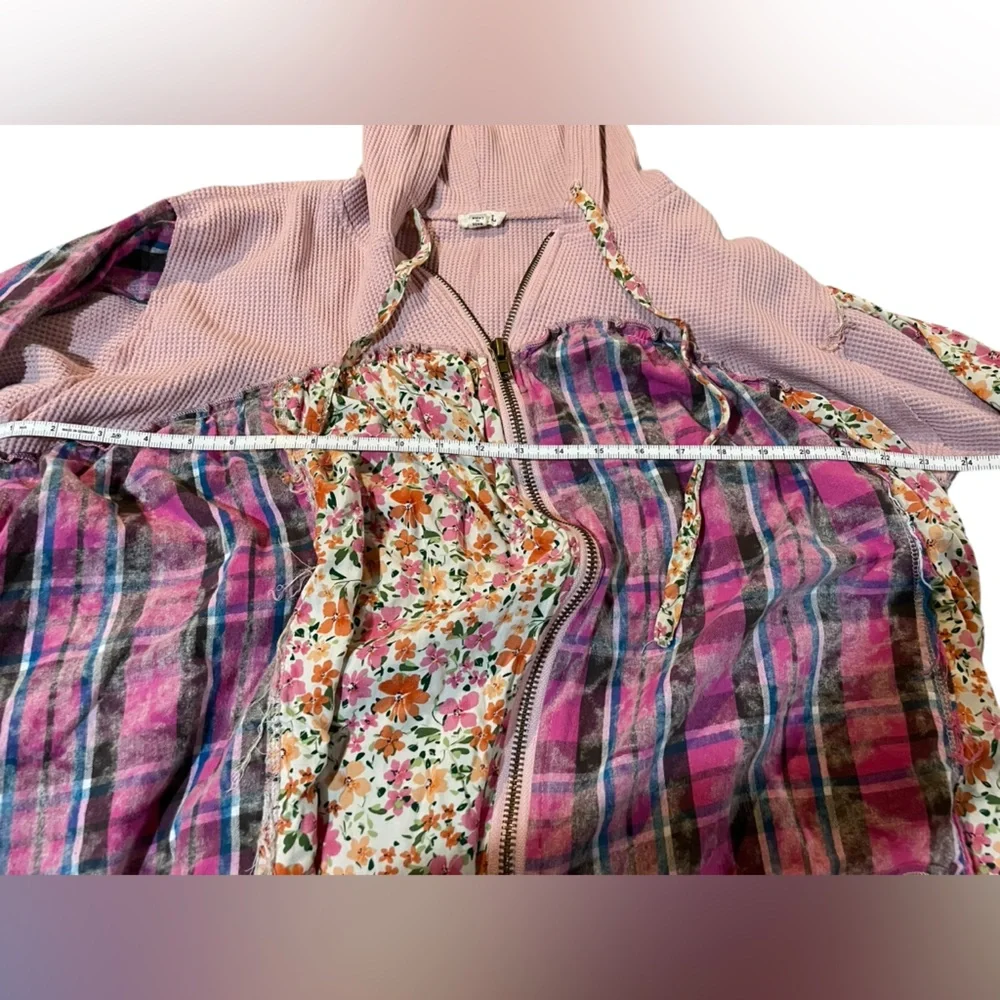 POL Pink Textured Hoodie - Picture 5 of 8